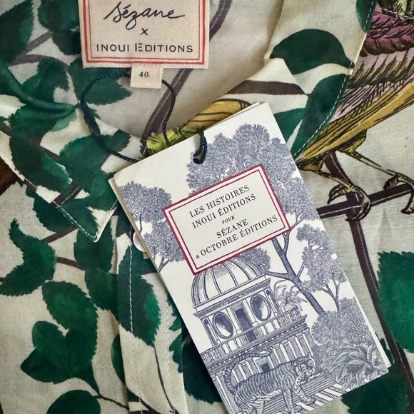 NWT Sezane x Inoui Paradiso Green Pierro - Picture 2 of 4